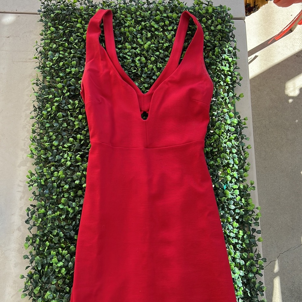 Red Backless Dress - Picture 2 of 6